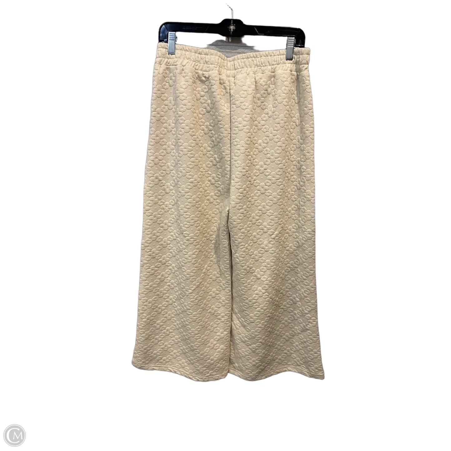 Top 2pc Short Sleeve By See And Be Seen In Cream, Size: L