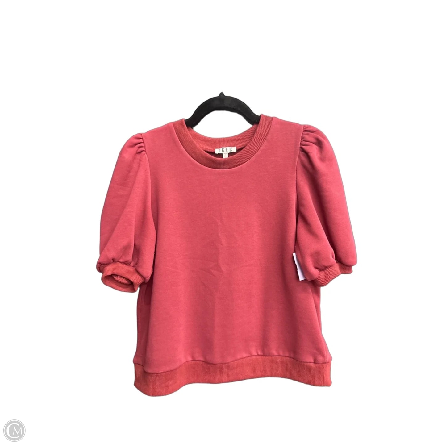 Top Short Sleeve By Tcec In Red, Size: M