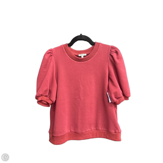 Top Short Sleeve By Tcec In Red, Size: M