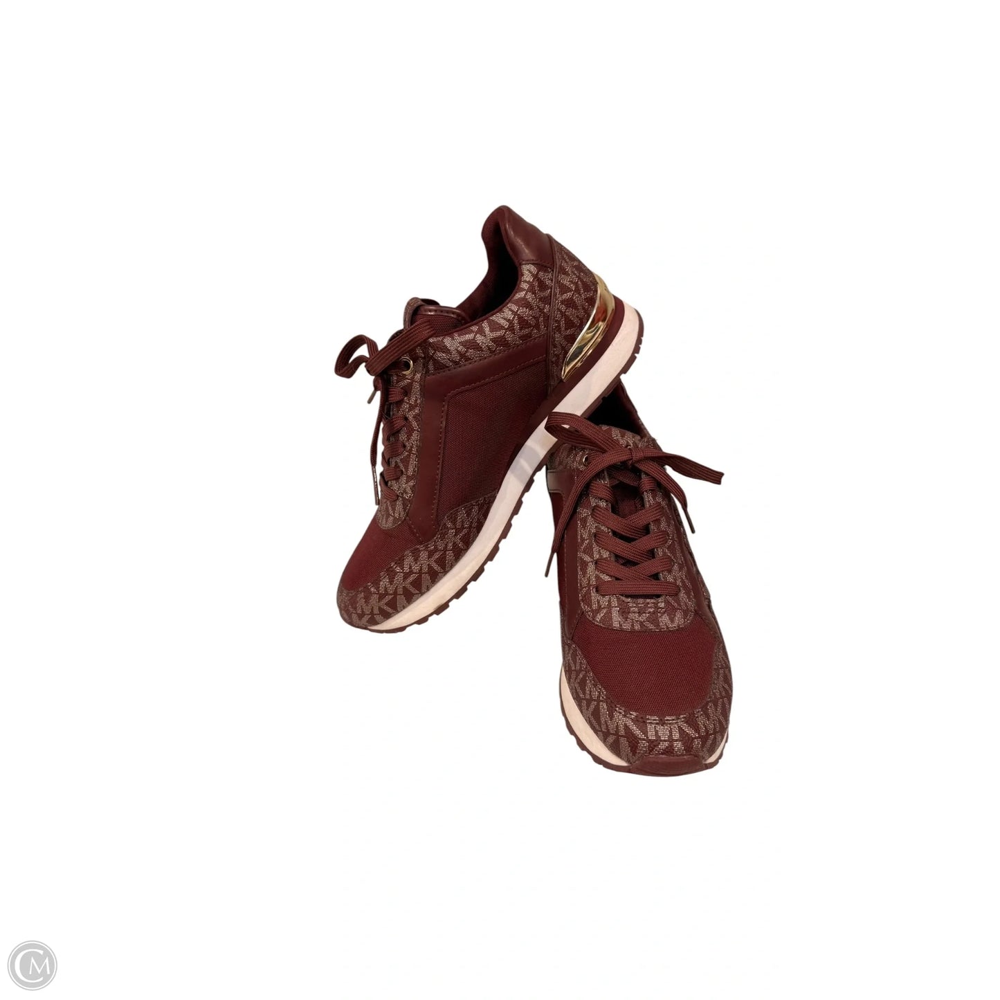 Shoes Sneakers By Michael By Michael Kors In Maroon, Size: 7.5