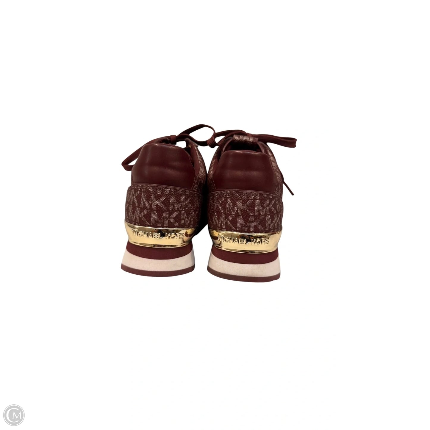 Shoes Sneakers By Michael By Michael Kors In Maroon, Size: 7.5
