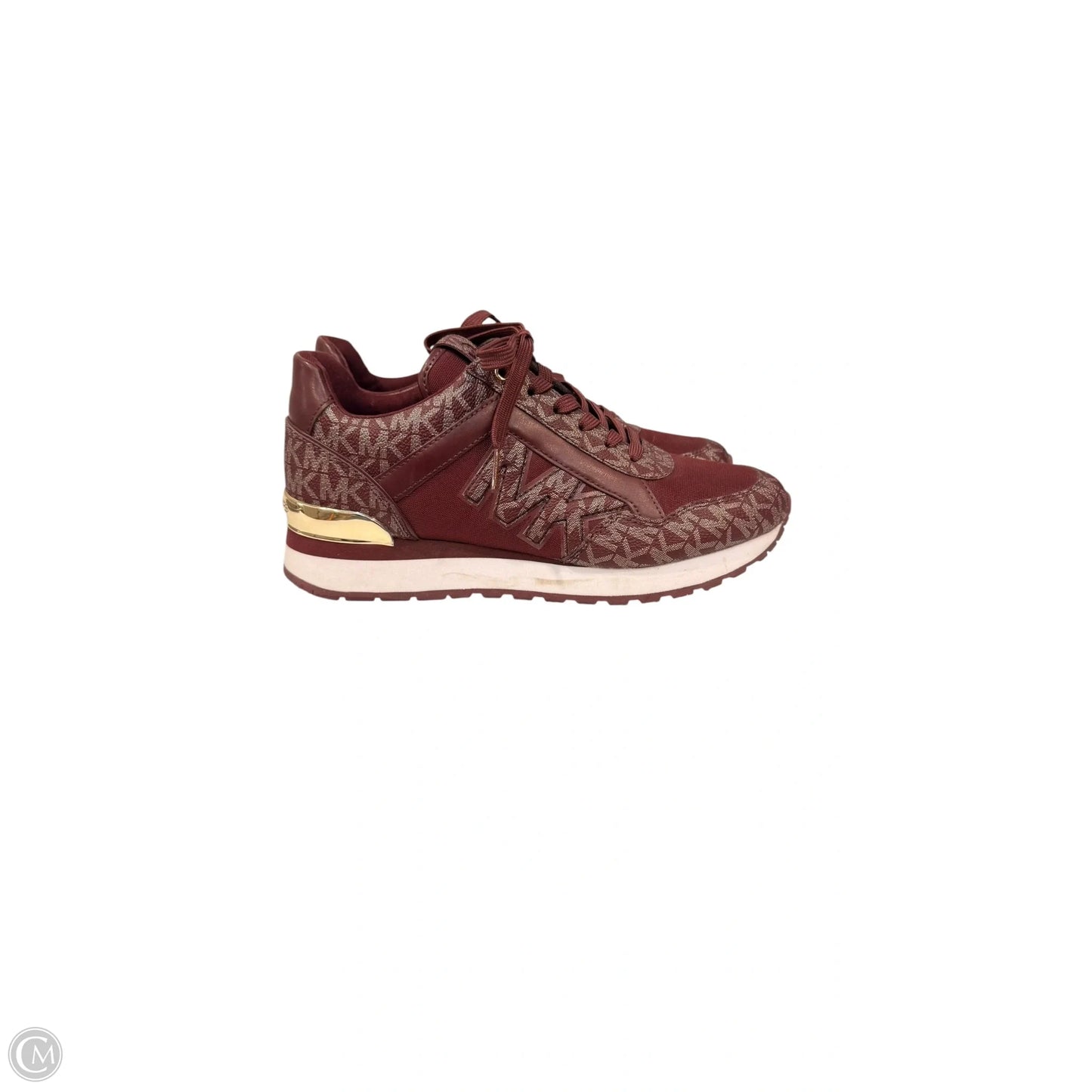 Shoes Sneakers By Michael By Michael Kors In Maroon, Size: 7.5