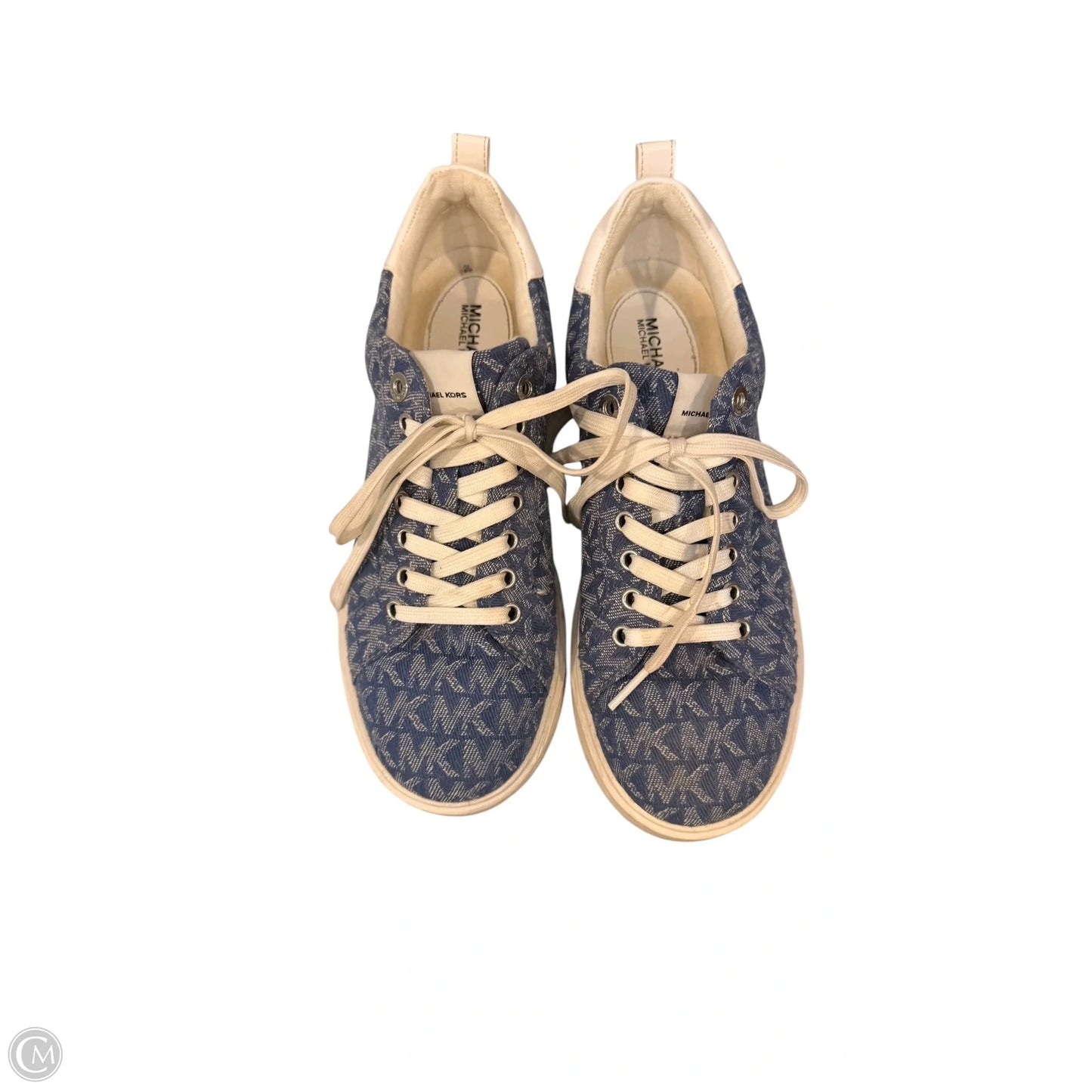 Shoes Sneakers By Michael By Michael Kors In Blue Denim, Size: 7.5