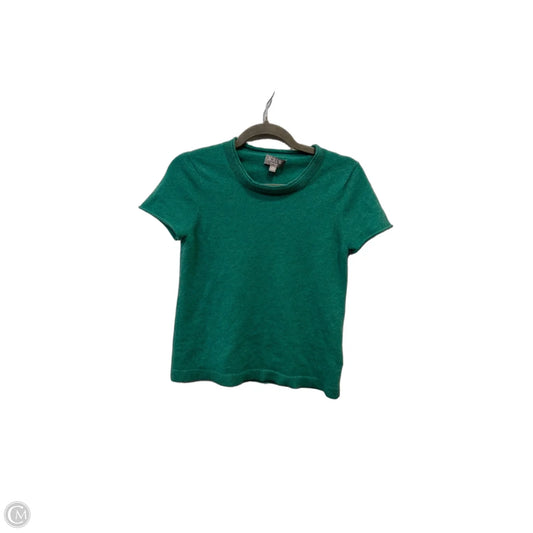 Top Short Sleeve By J. Crew In Green, Size: M