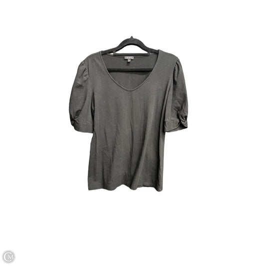 Top Short Sleeve By Talbots In Black, Size: S