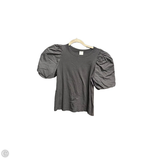 Top Short Sleeve By H&m In Black, Size: S