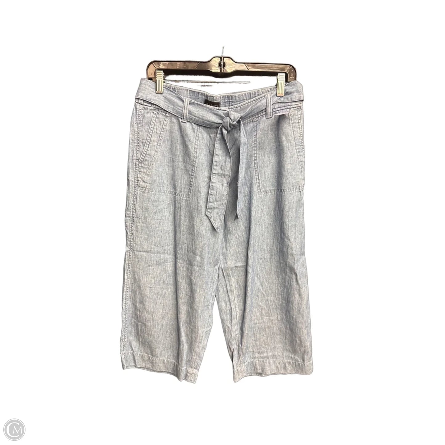 Pants Linen By Talbots In Blue Denim, Size: 4p