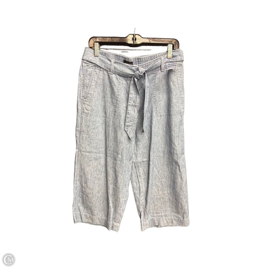 Pants Linen By Talbots In Blue Denim, Size: 4p