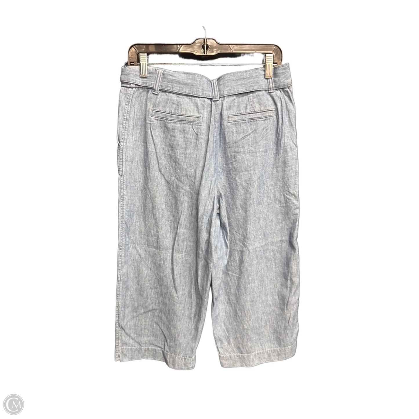 Pants Linen By Talbots In Blue Denim, Size: 4p