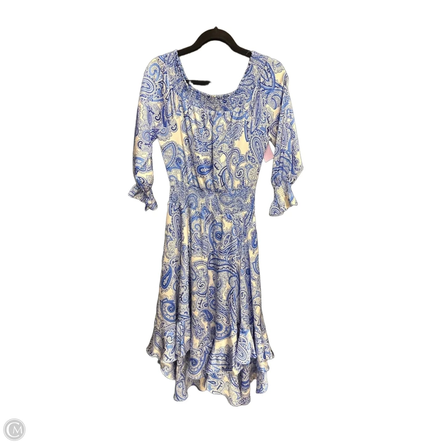 Dress Casual Maxi By Tahari By Arthur Levine In Blue, Size: S