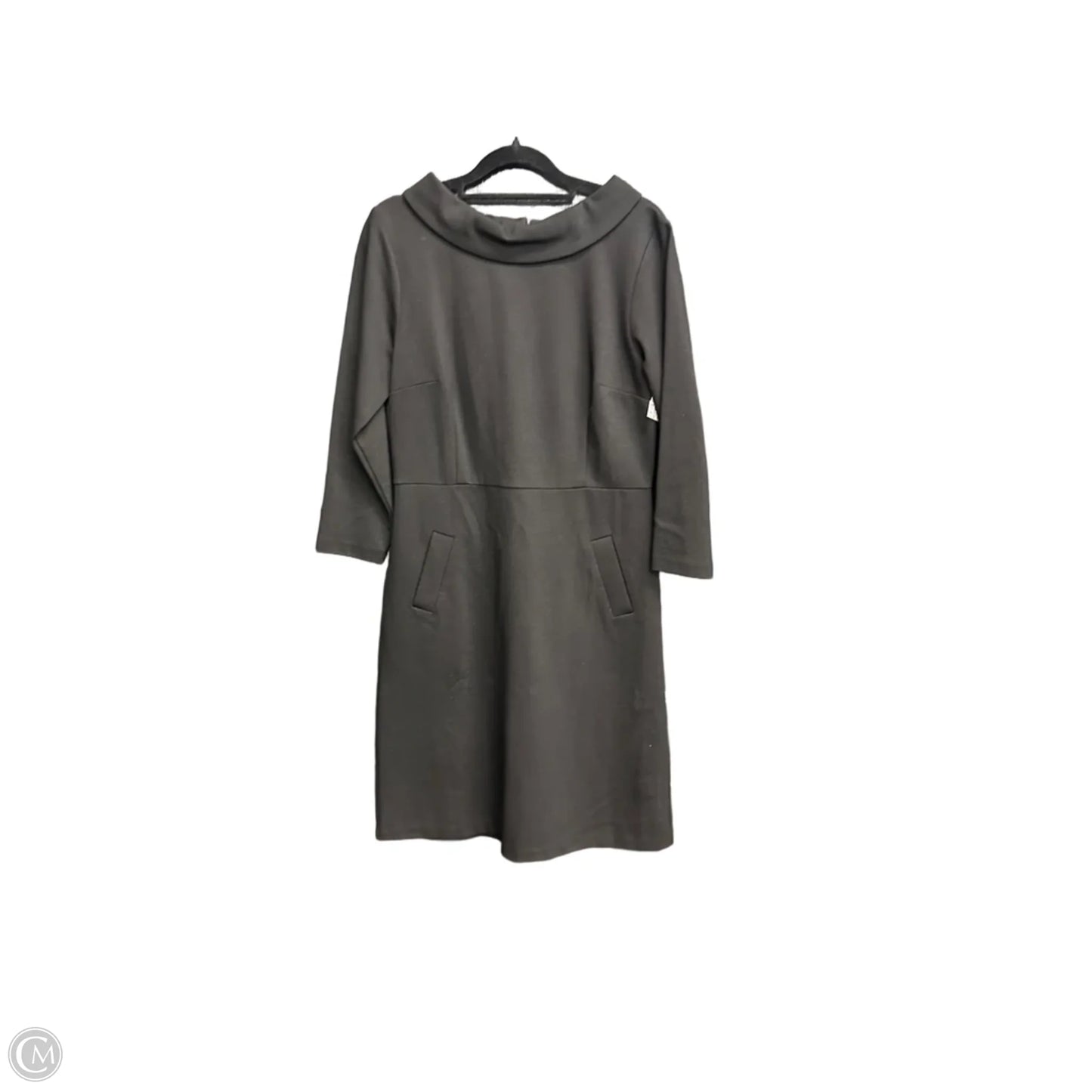 Dress Casual Midi By Talbots In Black, Size: 4