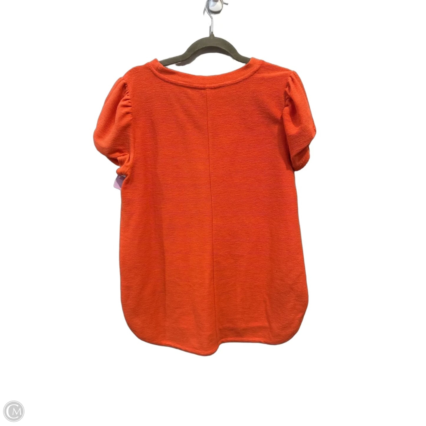 Top Short Sleeve By Crown And Ivy In Orange, Size: L