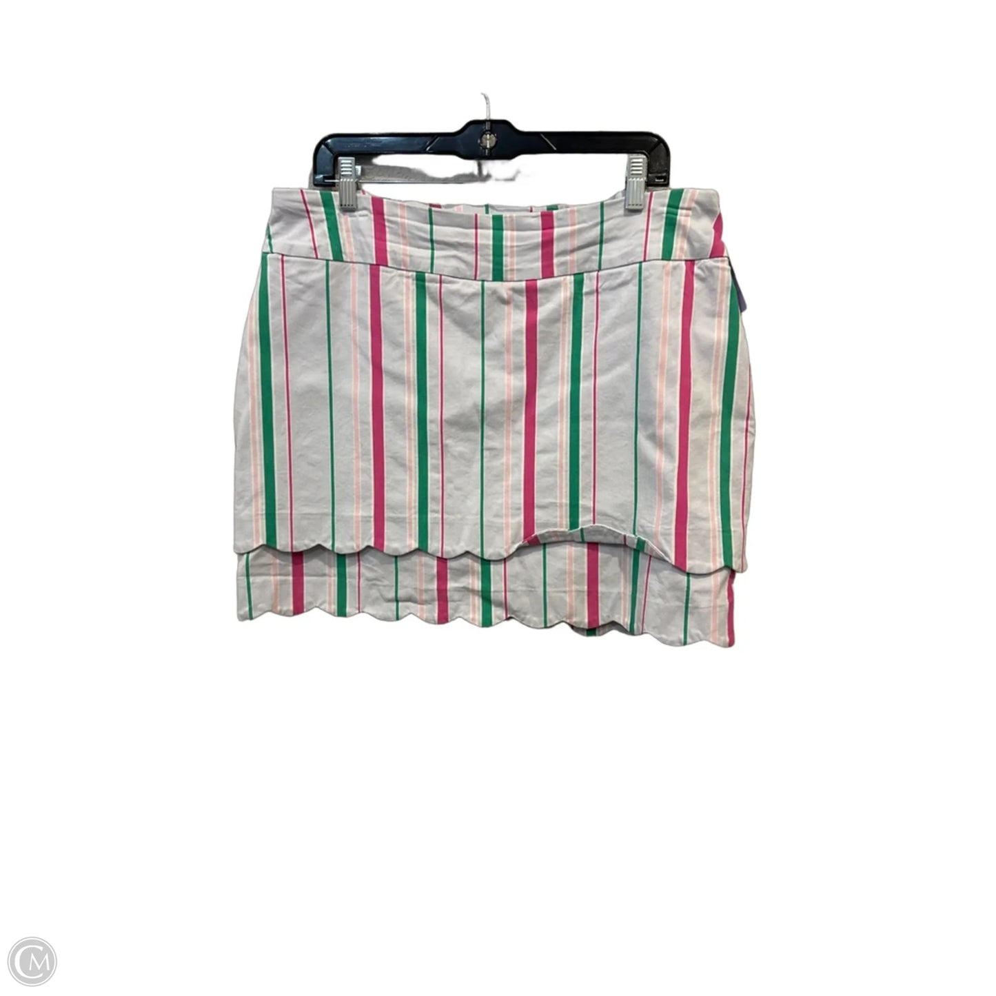Skirt Mini & Short By Crown And Ivy In Striped Pattern, Size: 16
