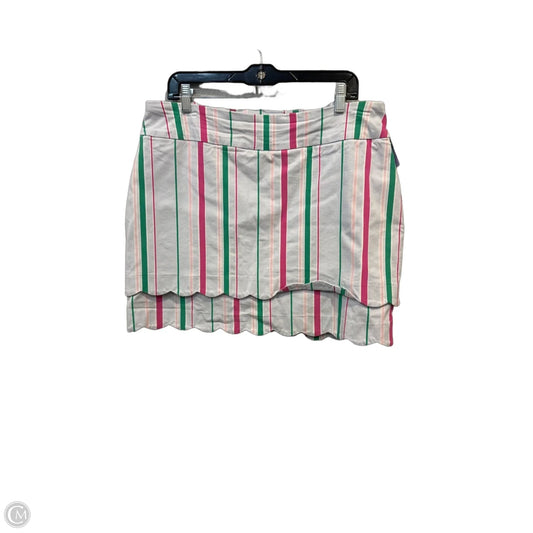 Skirt Mini & Short By Crown And Ivy In Striped Pattern, Size: 16