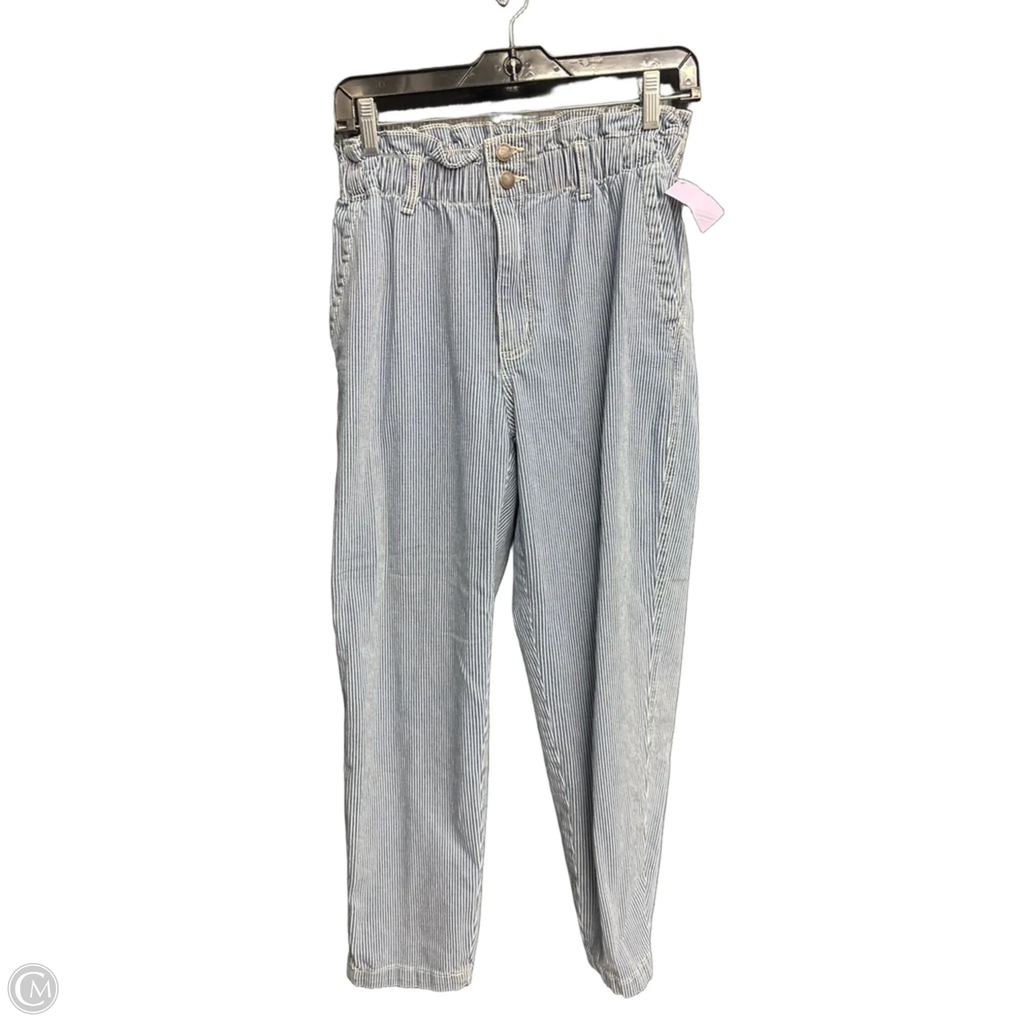 Jeans Straight By Universal Thread In Striped Pattern, Size: 6