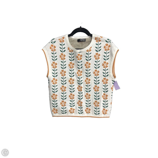 Top Sleeveless By Zesica In Cream, Size: S