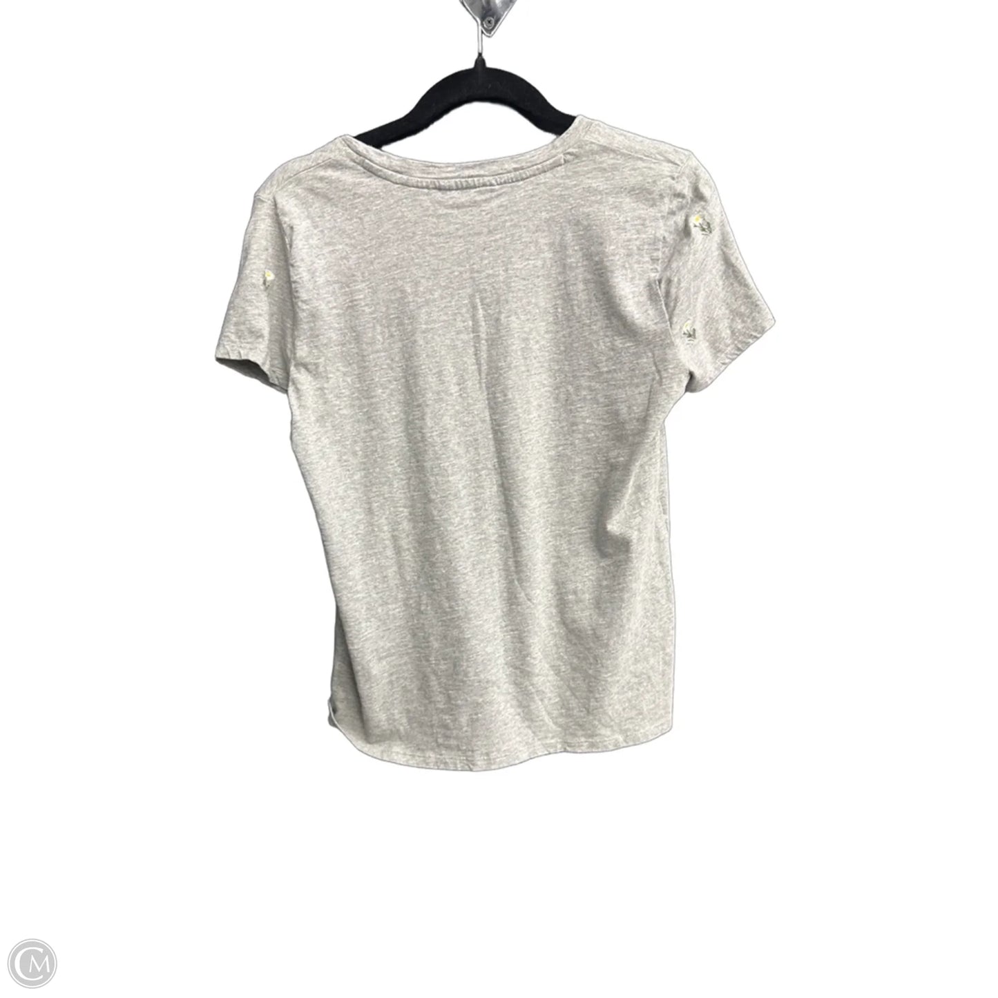 Top Short Sleeve By Lucky Brand In Grey, Size: S