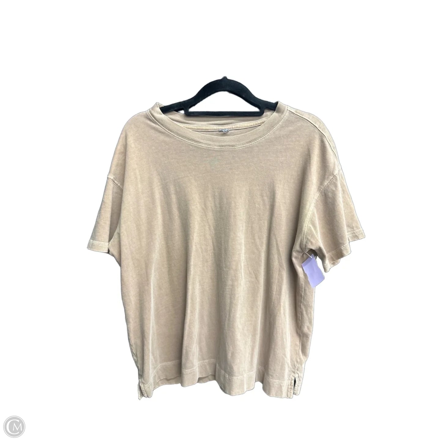 Top Short Sleeve Basic By Old Navy In Brown, Size: S
