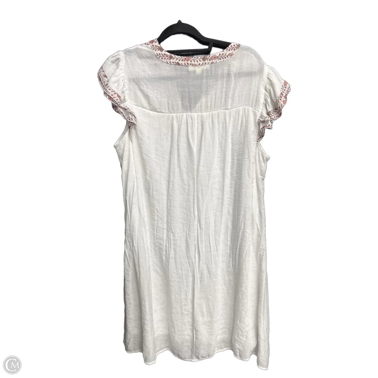 Dress Casual Midi By Indigo Rose In White, Size: 2x