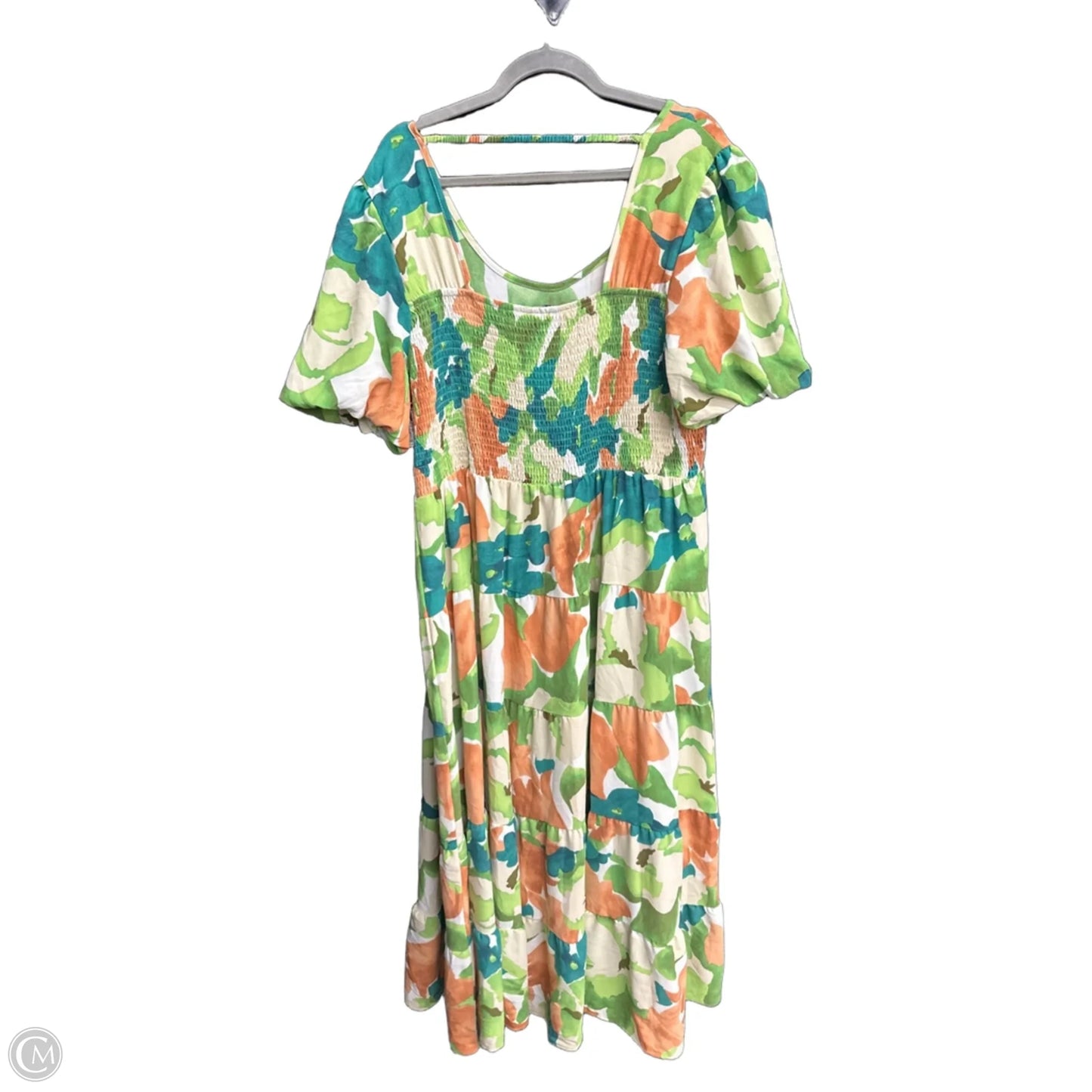 Dress Casual Maxi By Clothes Mentor In Green, Size: 2x