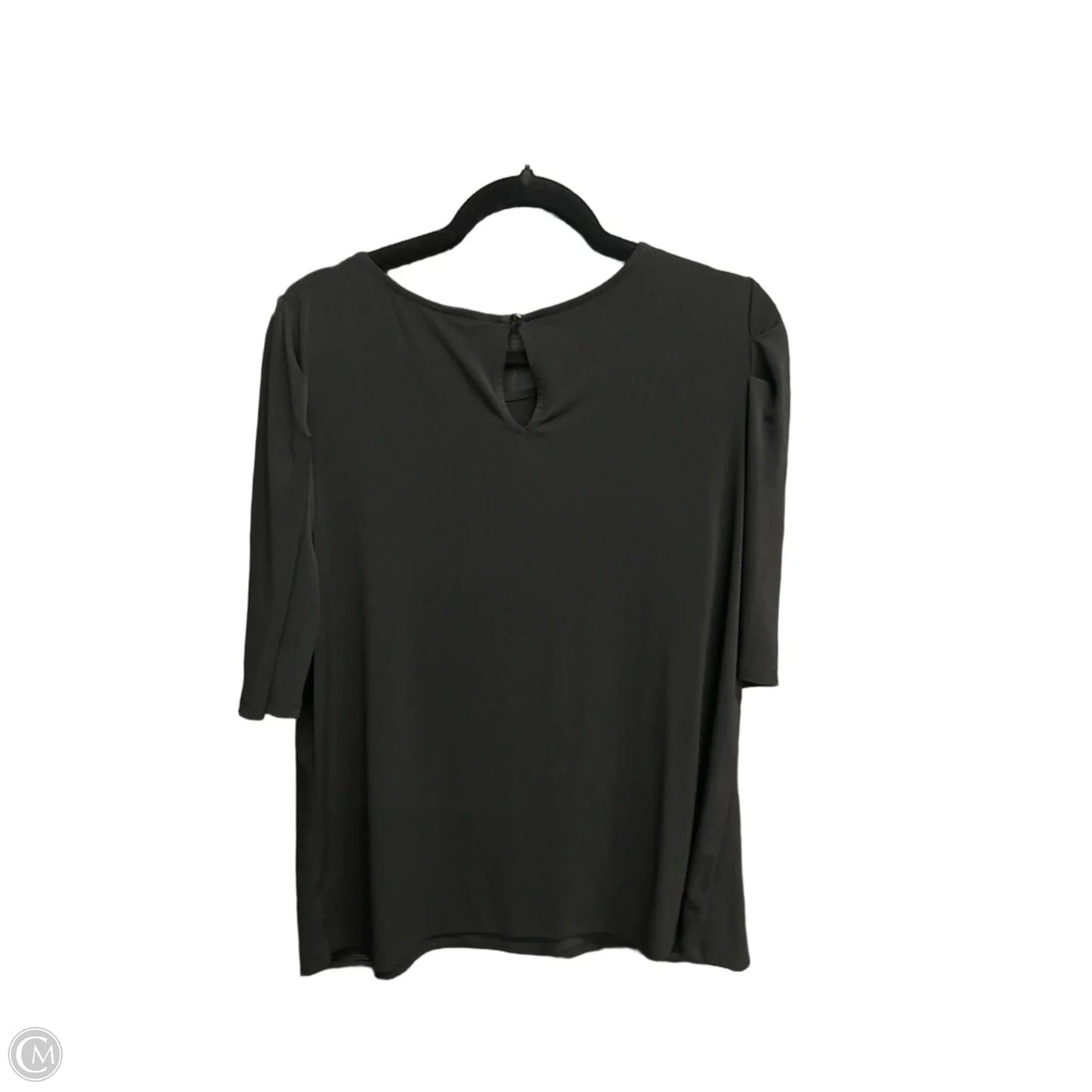 Top Short Sleeve By Worthington In Black, Size: 2x