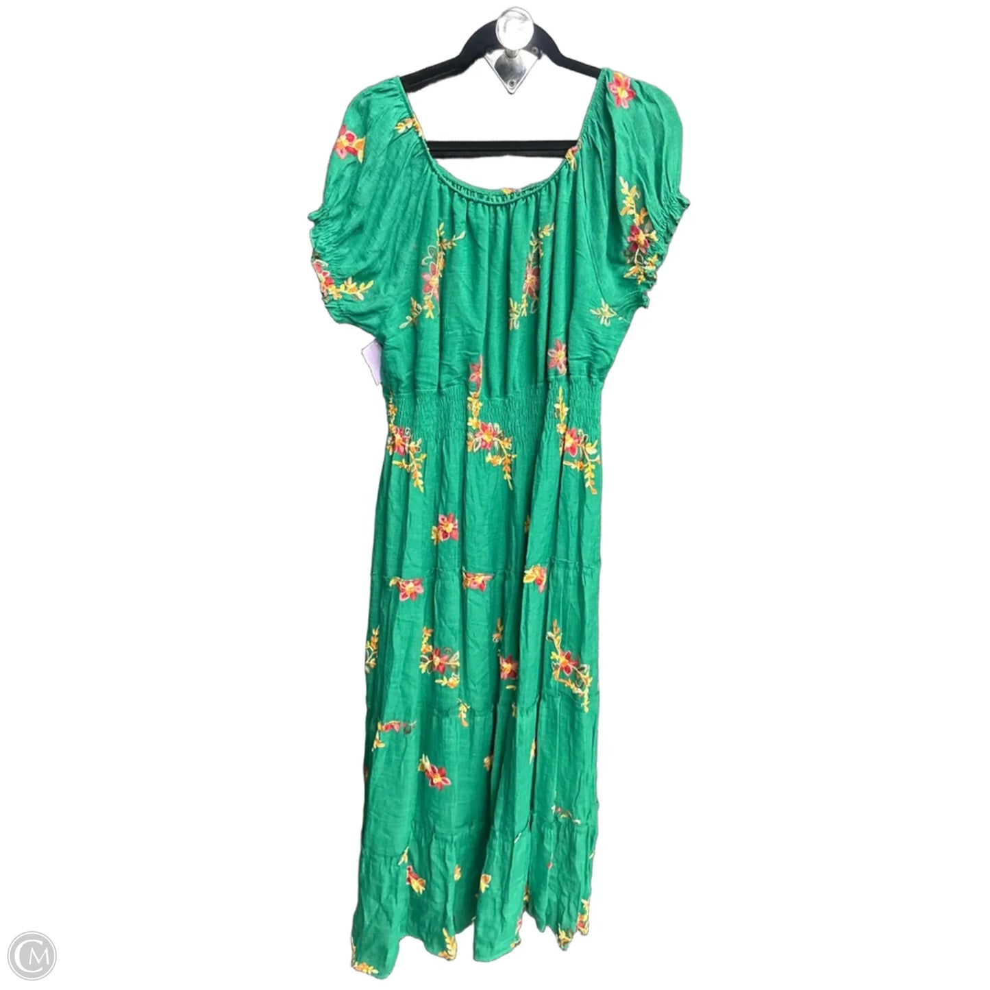 Dress Casual Maxi By Clothes Mentor In Green, Size: 2x