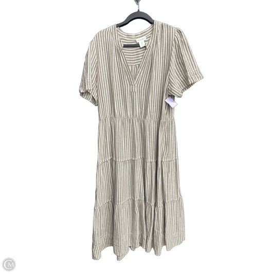 Dress Casual Maxi By Cynthia Rowley In Beige, Size: Xl