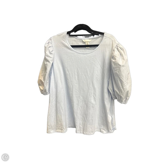 Top Short Sleeve By H&m In Blue, Size: Xxl