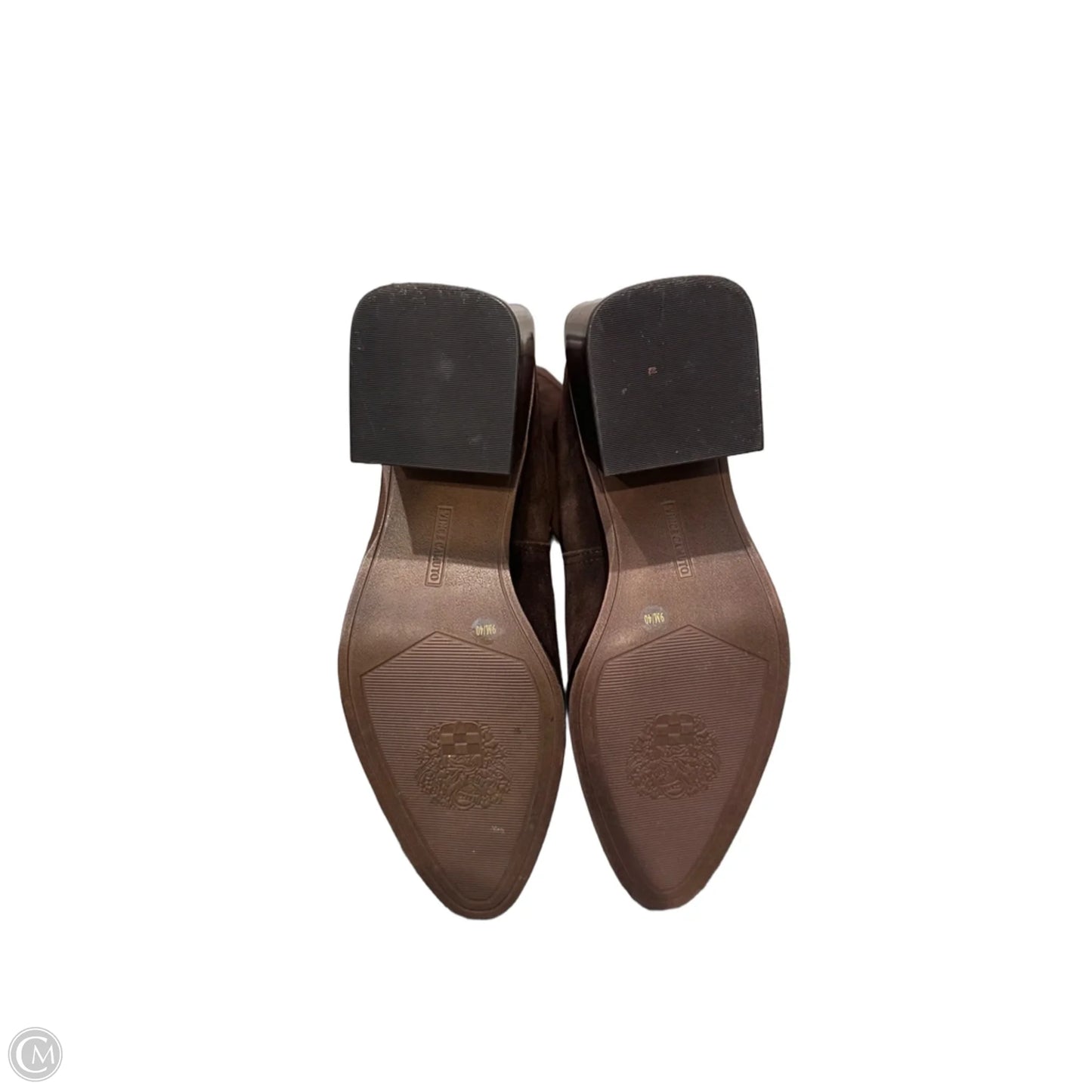 Boots Ankle Heels By Vince Camuto In Brown, Size: 9