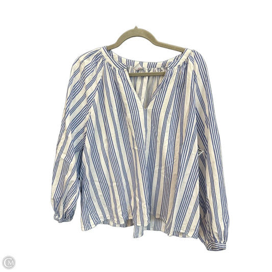 Top Long Sleeve By Old Navy In Striped Pattern, Size: L