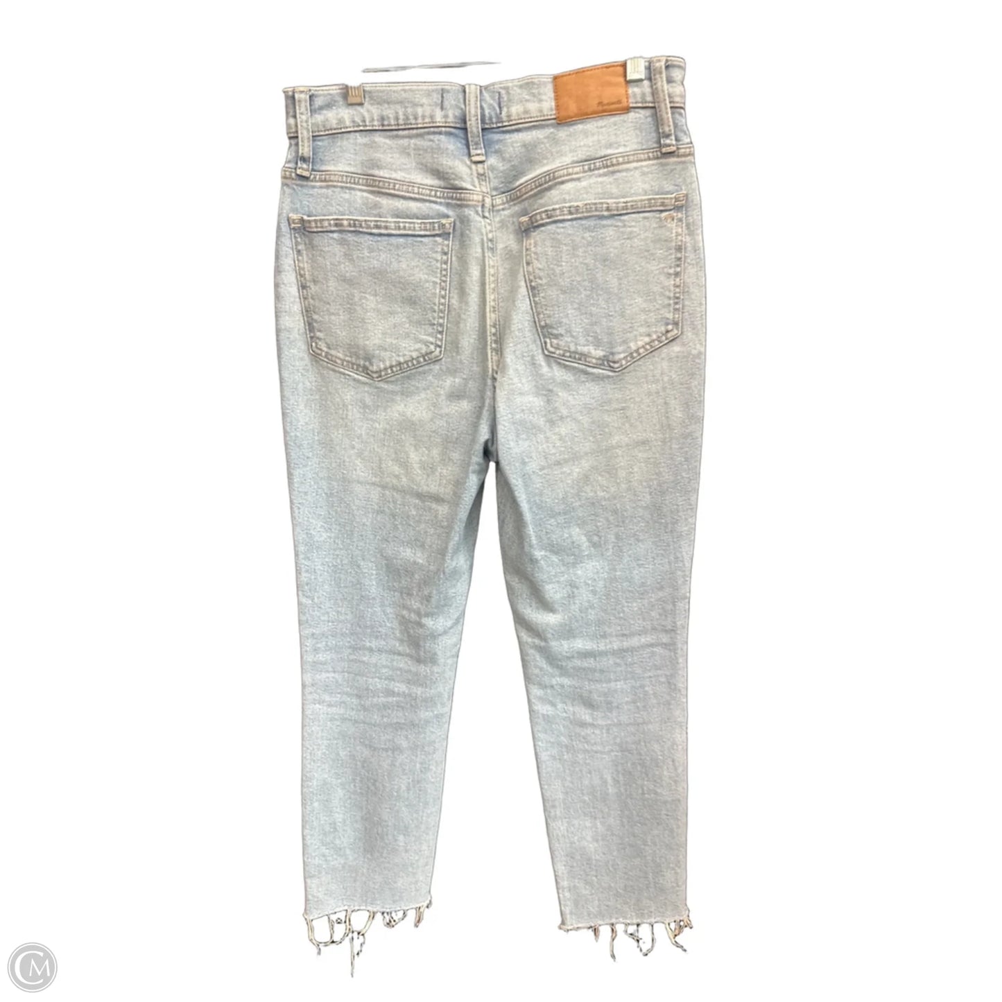 Jeans Straight By Madewell In Blue Denim, Size: 4