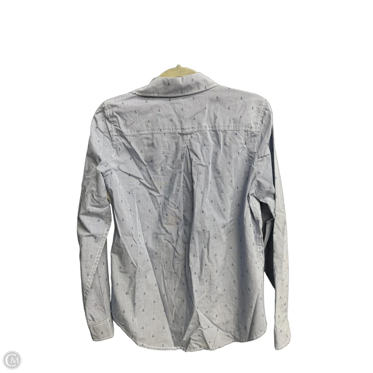 Top Long Sleeve By Tommy Hilfiger In Blue, Size: S