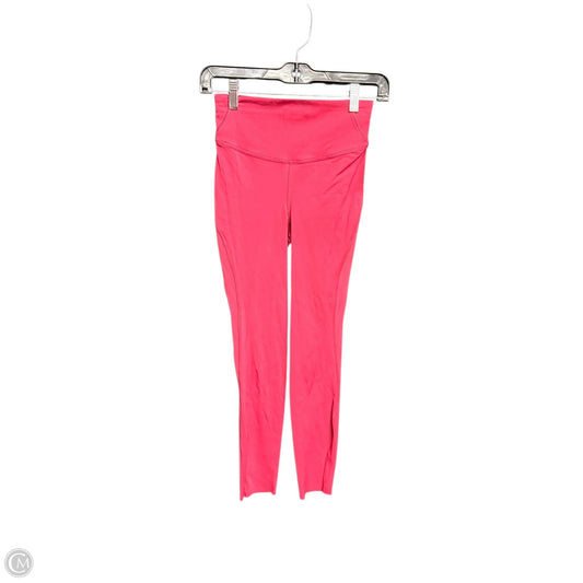 Athletic Leggings By Lululemon In Maroon, Size: Xs