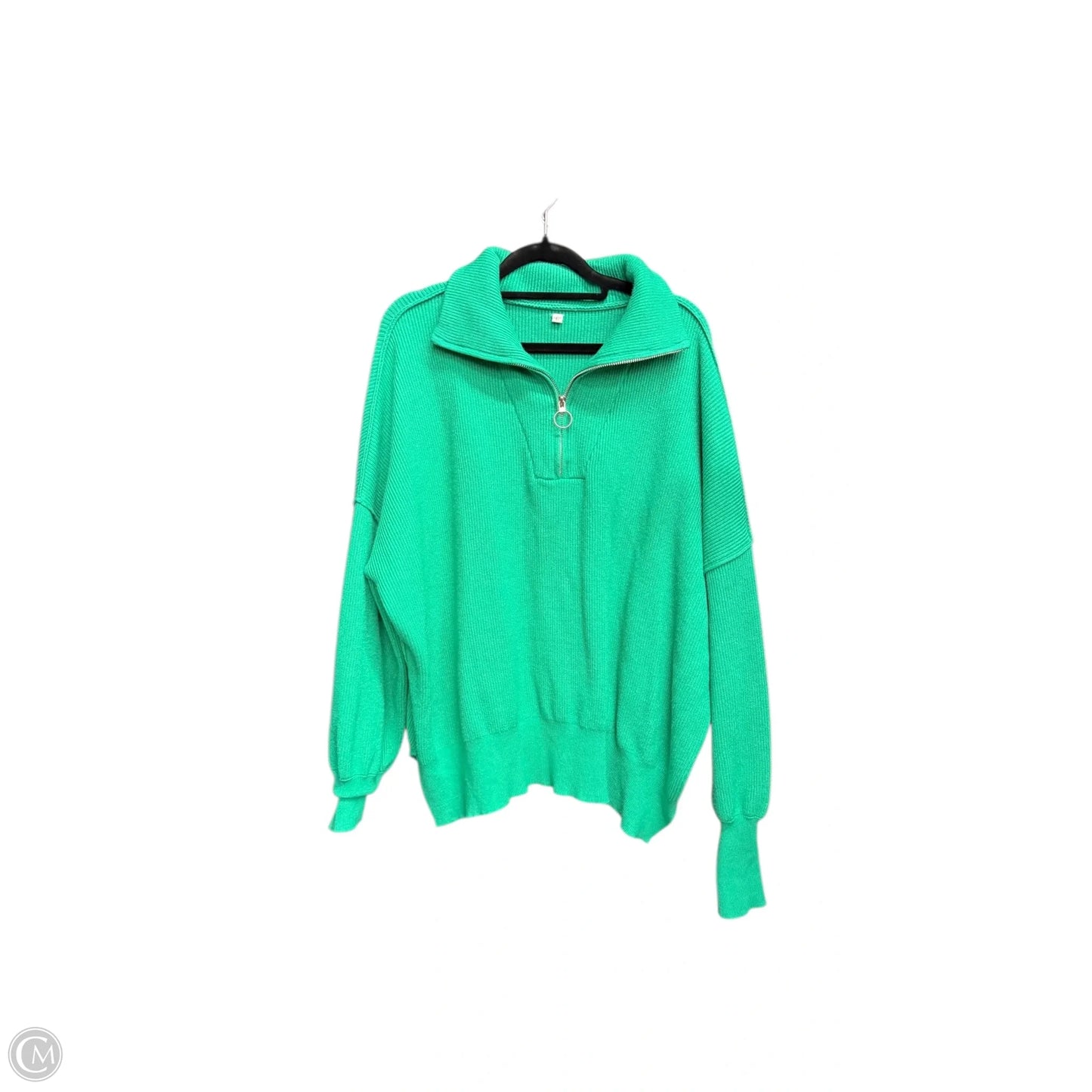 Sweater By Clothes Mentor In Green, Size: L