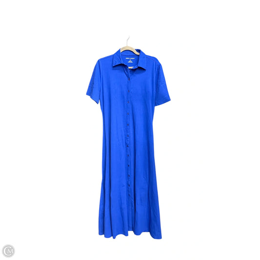 Dress Casual Maxi By Jessica London In Blue, Size: Xl