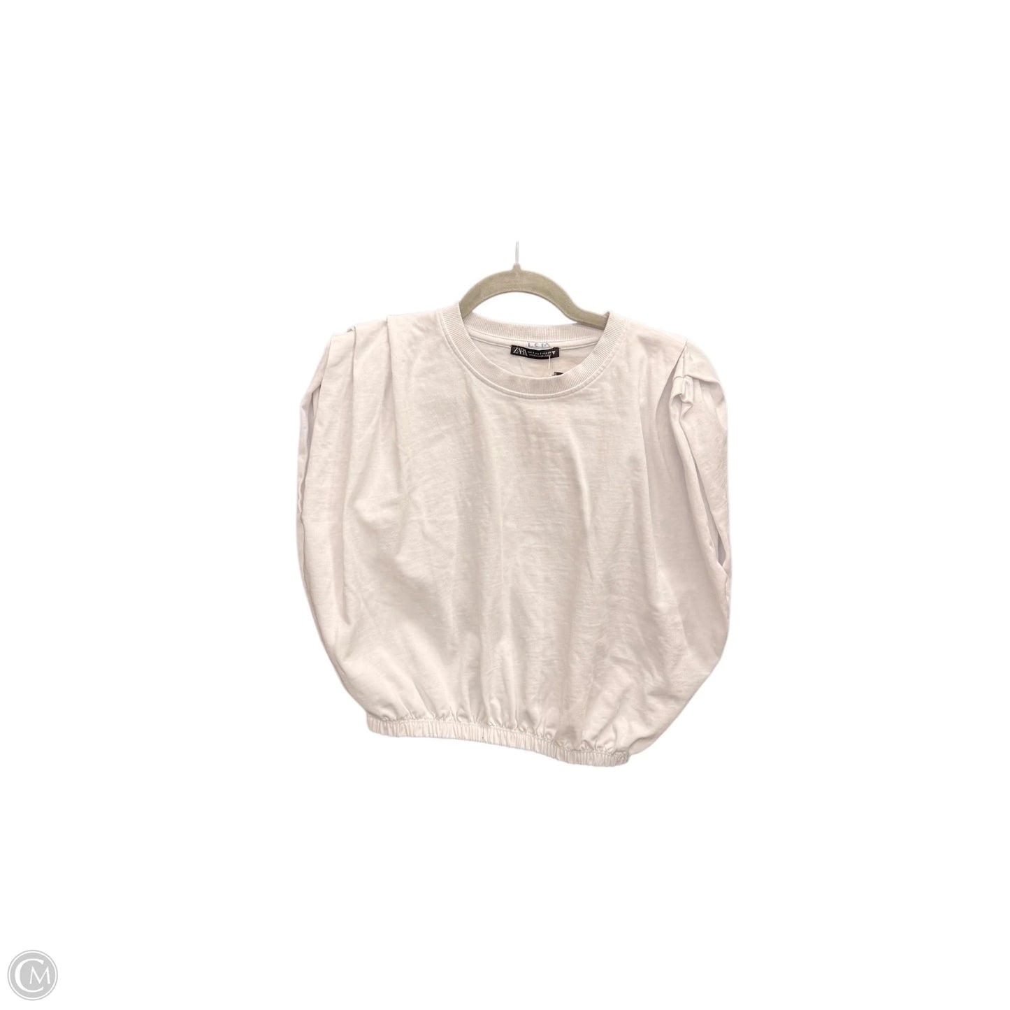 Top Sleeveless By Zara In White, Size: S
