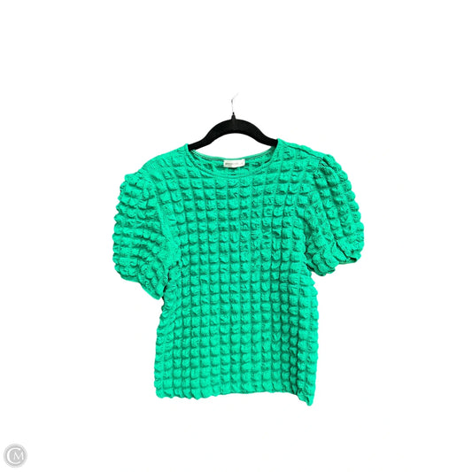 Top Short Sleeve By Clothes Mentor In Green, Size: M