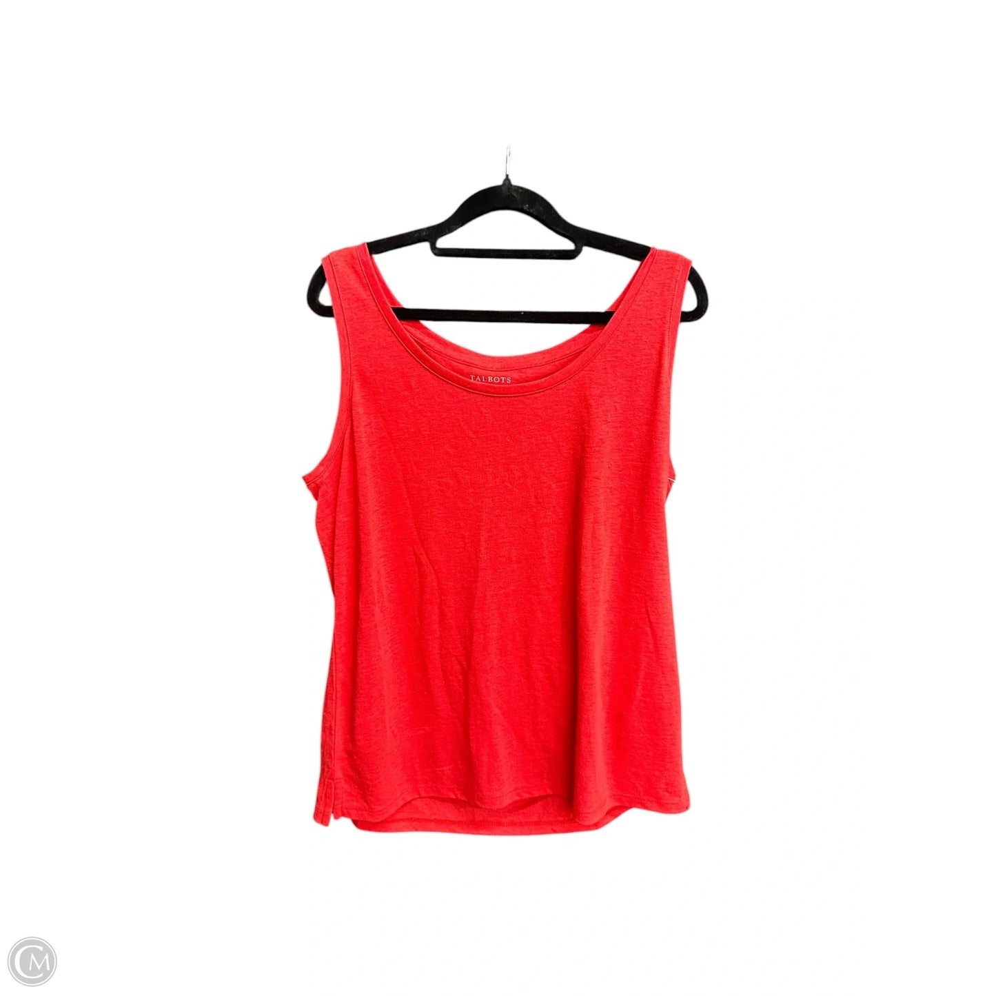 Top Sleeveless Basic By Talbots In Red, Size: M