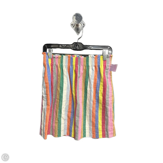 Skirt Mini & Short By J. Crew In Striped Pattern, Size: 2