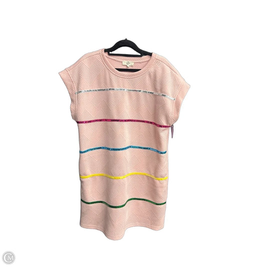 Dress Casual Midi By Entro In Pink, Size: L