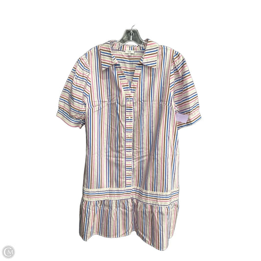 Dress Casual Midi By Voy In Striped Pattern, Size: L