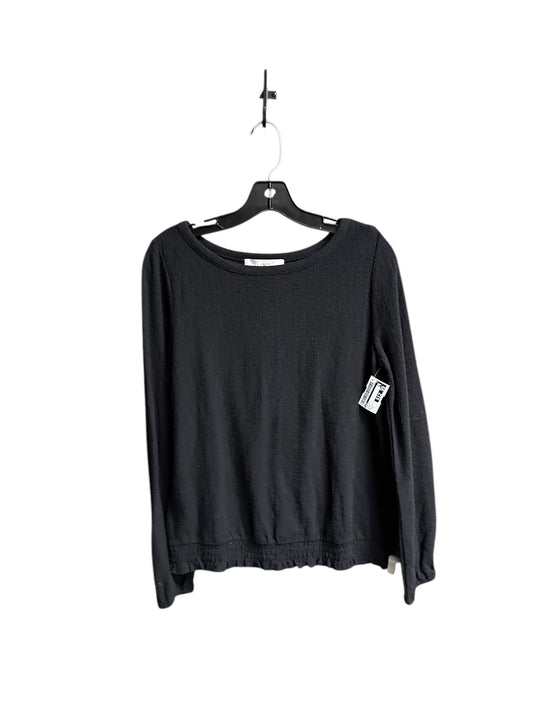 Top Long Sleeve By Loft In Black, Size: S