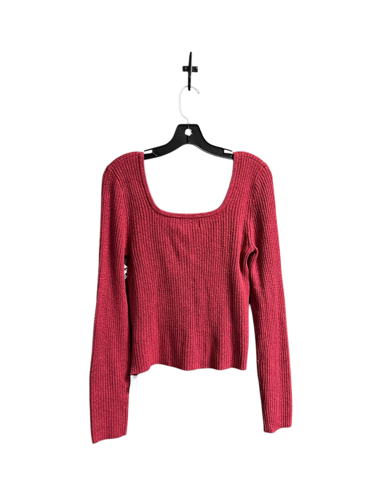 Top Long Sleeve By Old Navy In Red, Size: M