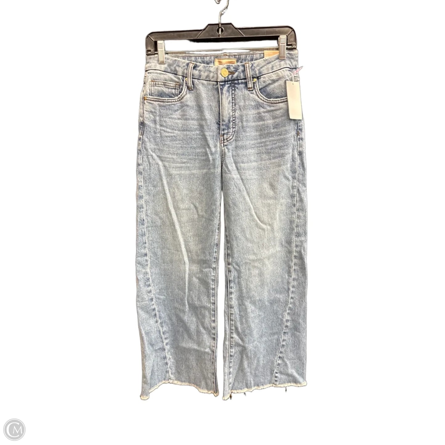 Jeans Straight By Kut In Blue Denim, Size: 0