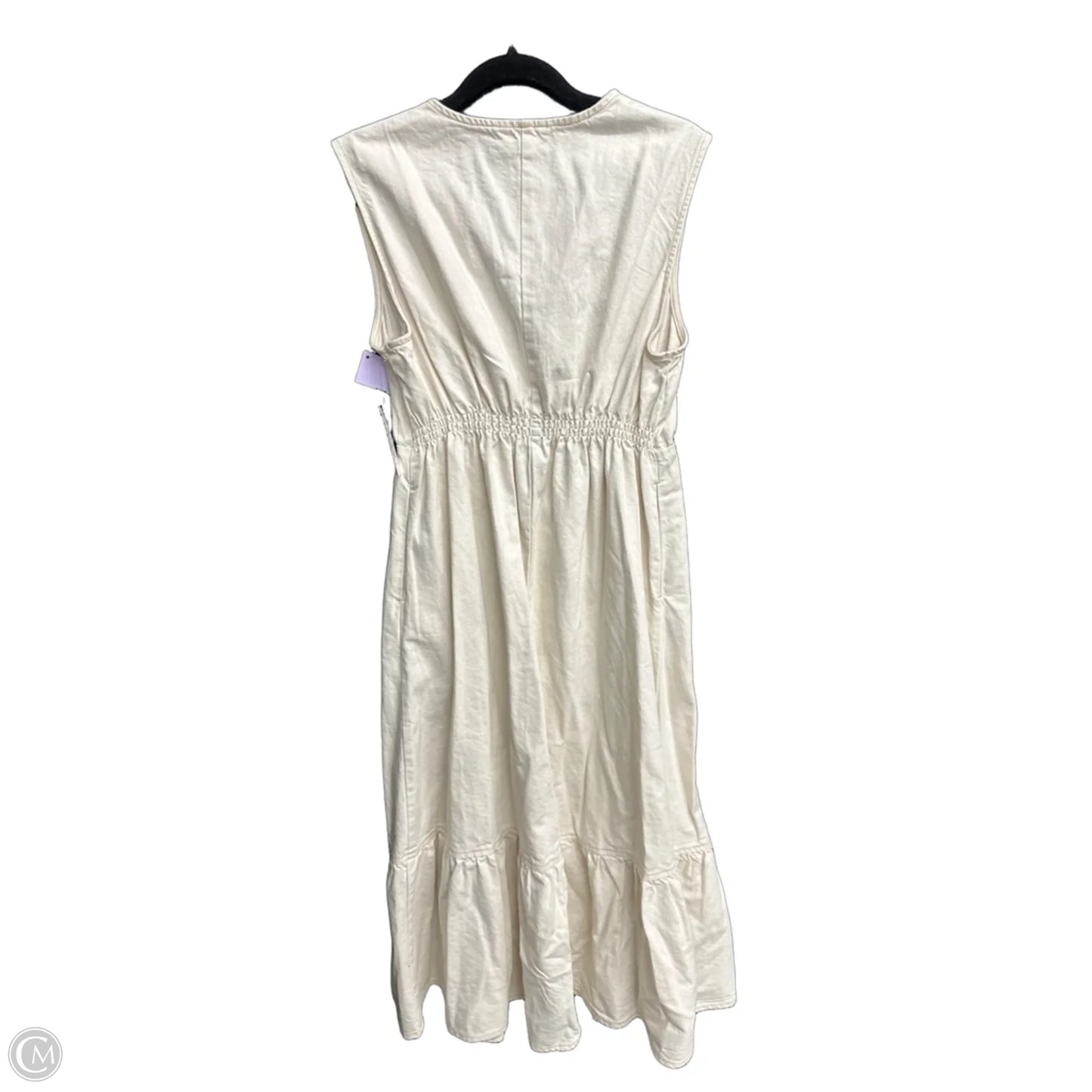 Dress Casual Maxi By Time And Tru In Cream, Size: Xs