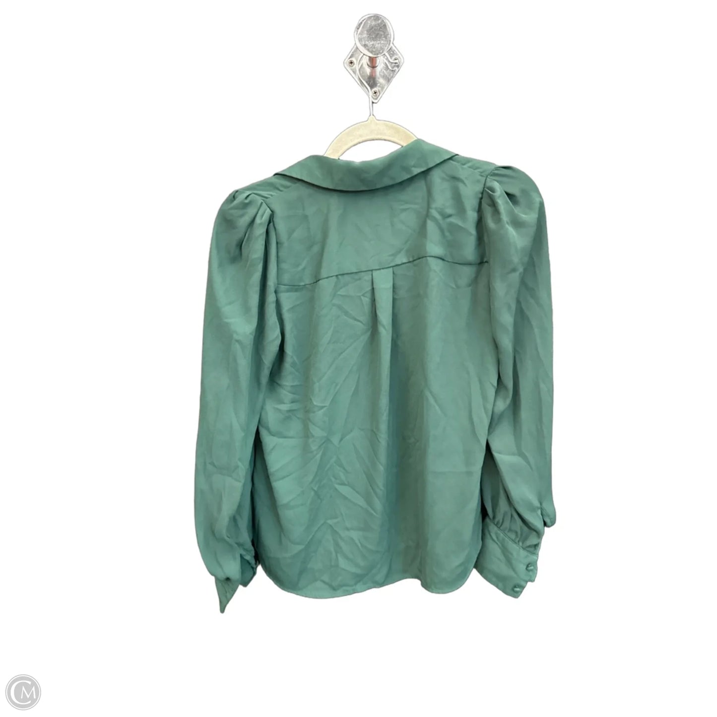 Top Long Sleeve By Vince Camuto In Green, Size: Xs