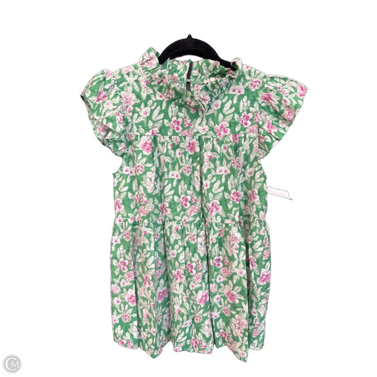 Top Sleeveless By Jodifl In Floral Print, Size: S