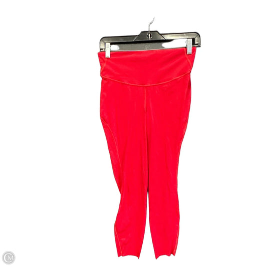 Athletic Leggings Capris By Lululemon In Red, Size: S