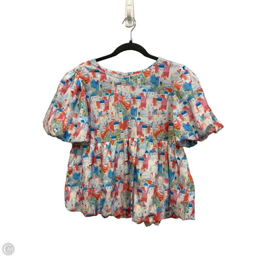 Top Short Sleeve By Clothes Mentor In Multi-colored, Size: M