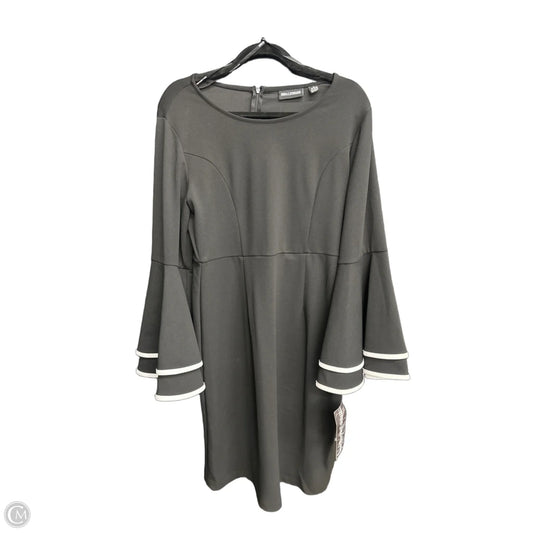 Dress Casual Midi By Nina Leonard In Black, Size: L